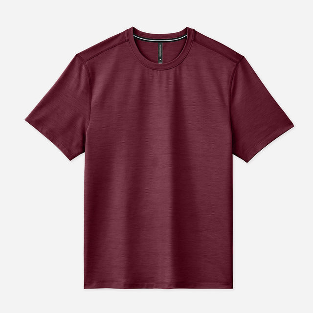 Interval Shirt - Maroon/Short Sleeve